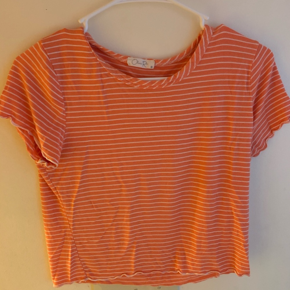 striped crop top